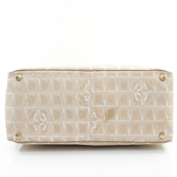 Auth Chanel Travel Line Tote Bag Nylon #26990C12 - Picture 6 of 14